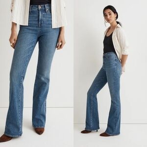 Madewell High Rise Skinny Flare Jeans